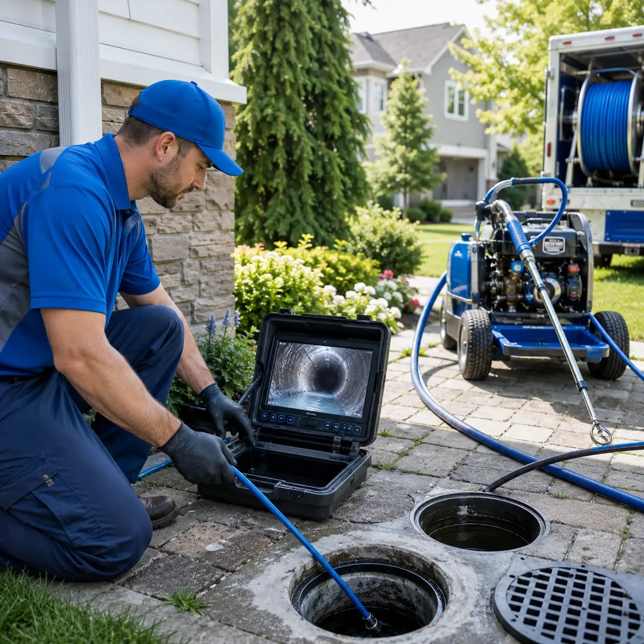 Outdoor drain cleaning professionals serving Doucette, TX